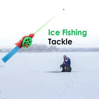 Преносима градинска зимни прът за риболов улов на 40 см, спортни, риболовни принадлежности, с шесто - Изображение 2  
