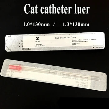 1 бр. Професионален пикочен катетър за котки Luer, пластмасова карта за уриниране, за еднократна употреба стерилни аксесоари за клиники за еднократна употреба - Изображение 2  