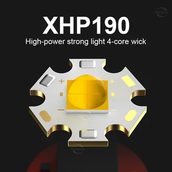 12000LM XHP190 Гмуркане Фенерче Жълто / Бяла Светлина, Акумулаторна батерия Гмуркане Факел XHP50 Водоустойчива Лампа 1000 м Подводен Фенер - Изображение 2  