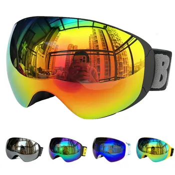 2022 Магнитни ски очила с быстросменными лещи, защита UV400, Фарове за очила за каране на сноуборд за мъже, Дамски Ски очила за възрастни - Изображение 1  