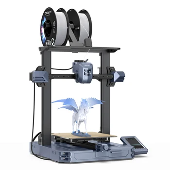 3D принтер Creality CR 10 SE с висока скорост на Печат 600 мм /сек, микрофона Автоматично Изравняване Линейни Направляващи по оси X и Y, директен екструдер - Изображение 2  
