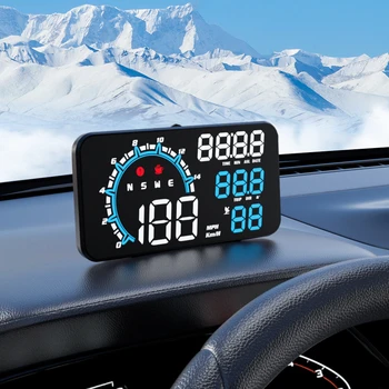 5.5-инчов Автомобилен Общ HUD дисплей G11 GPS Аларма за Превишаване на скоростта на Движение на Автомобилния Дисплей USB захранване за Автомобилна Електроника - Изображение 1  
