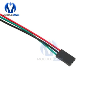 5ШТ Комплект кабели 70 см 3P 3Pin 70 СМ 700 мм Свързващ кабел от контакта в контакта за 3D принтер Arduino Reprap - Изображение 2  