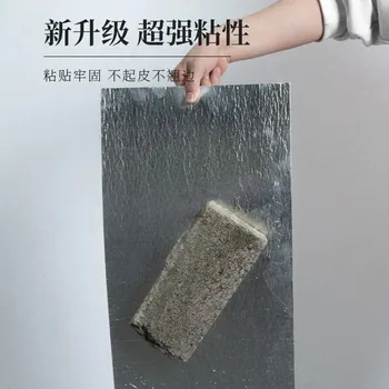 5шт Имитация на плочки, Самозалепващи Стикер на стената е облицована с Мрамор стикер за баня, Обзавеждане за кухни, Заполняющее дупка, Водоустойчив Алуминий-пластмаса - Изображение 2  