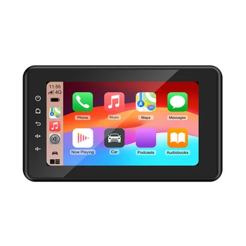 8-Инчов Автомобилен MP5 плейър IPX6 Водоустойчив Безжичен Carplay Android Auto Преносима Автомобилна Стерео уредба, Съвместима с Bluetooth, Сензорен екран HD 5.0 - Изображение 2  