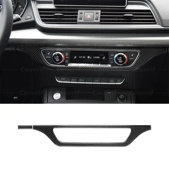 Automobile Калъф От карбон За Audi Q5 ФГ 2018-2022 на Централното Управление на силата на Звука на Компакт-Диска на Лентата с Менюта Декоративна Стикер от въглеродни влакна Калъф Аксесоари - Изображение 1  