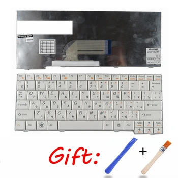 Bg Клавиатура за лаптоп Lenovo S10-2 S11 20027 S10-3C S10-2C Бяла Новата Руска - Изображение 1  