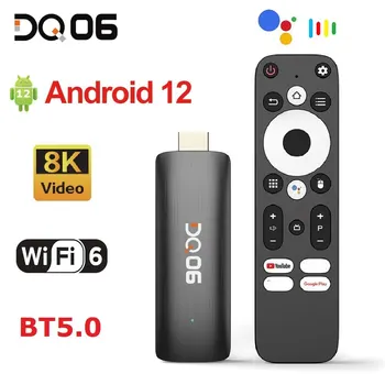 DQ06 ATV Mini TV Stick Android12 Allwinner H618 Четириядрен Процесор Cortex а a53 Подкрепа 8K Видео 4K Wifi6 БТ Глас Безжично на Smart TV Box - Изображение 1  
