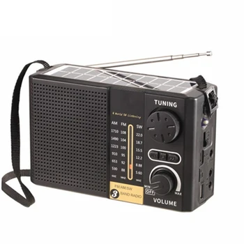 Disaster AM радио FM SW, съвместимо с Bluetooth, 5.0, слънчево disaster радио, джобно слънчево радио за нощуване на открито. - Изображение 2  