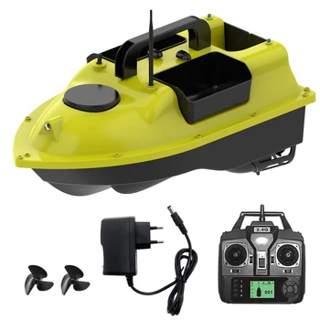 GPS Риболовна Лодка за стръв с 3 Контейнери за Стръв Автоматична Лодката за стръв с Дистанционно управление на 400-500 м и 16 Точки за позициониране GPS - Изображение 1  
