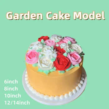 Greasource 1: 1 Имитация на хляб за торта в розова градина, демонстрация на модели кафе, подпори за печене на десерти желейных - Изображение 1  