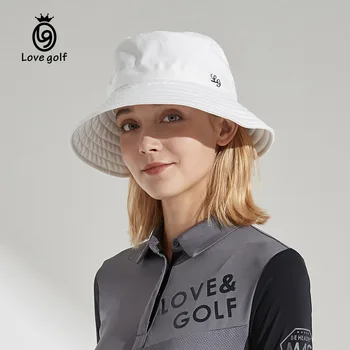 LG Лятна Солнцезащитная Рибарска шапка Дамски Висококачествена Спортна шапка за активна почивка, със защита от ултравиолетови лъчи, шапка за голф, шапка за катерене с панделка-лък - Изображение 1  