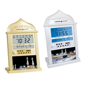 Led часовници за молитва, Настолни часовници за четене на дома/офиса/джамия, цифров часовник Azan /Декоративни часовници HA-4007 95AF - Изображение 1  
