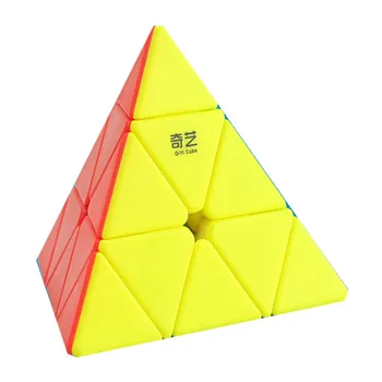 QiYi 3x3 Пирамида Магически Куб QiMing Професионална Статия Пъзел Cubo Magico Забавни Играчки За Рожден Ден, Коледни Подаръци За Деца - Изображение 1  