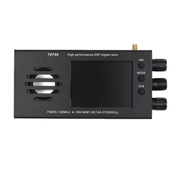TEF6686 DSP радио FM (65-108 Mhz) и SW/MW/LW (144-27000 khz) полнодиапазонный радио с батерия 3,2-инчов LCD дисплей - Изображение 1  