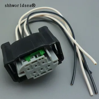 shhworldsea 6-Ходова 0,6 мм Plug Педала на Газта 1-967616-1 7M0 973 119 За BENZ BMW Конектор Сензор на Педала на Газта - Изображение 1  