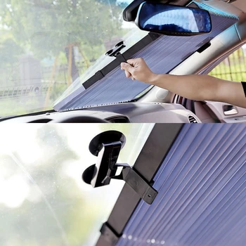 Авто Изтеглящи сенника на предното стъкло Универсален Автоматичен сенника на прозореца - Изображение 2  