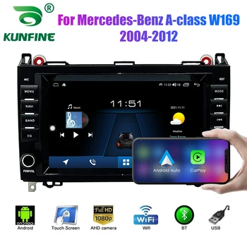 Автомагнитола Android 2 Din, за да Benz A-class W169 2004-2012 Кола стерео Автомобилен Мултимедиен видео DVD плейър GPS навигация Carplay - Изображение 1  