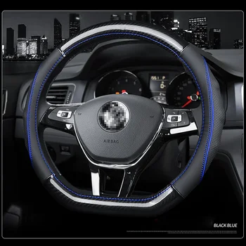 Автомобилен Стайлинг на Кутията на Волана 38 см Подходящ За Volkswagen Passat, Jetta, Golf, Polo Tiguan Golf 5 MK5 R32 Golf GTI 7 MK7 R GT - Изображение 2  