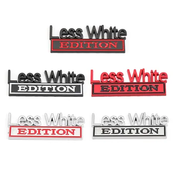 Автомобилната икона White Edition без етикети, Метална емблема Решетка преден капак за Jeep Alfa Romeo, Lexus Citroen Ford, Toyota, Volvo, Hyundai - Изображение 2  