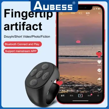 Безжична Bluetooth пръстен за мобилен селфи с мързеливи артефакт, Околовръстен контролер за телефони, автоматичен обърнали страници, преносим мързелив - Изображение 1  