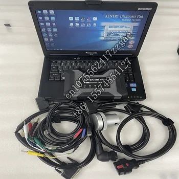 Безжична диагностичен инструмент Super MB Pro M6 Star със софтуер за лаптоп V2021.12 CF-53 as C4C5C6 - Изображение 1  