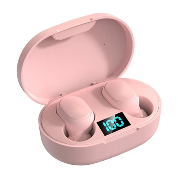 Безжични слушалки Bluetooth 5.0 TWS IPX7, водоустойчиви спортни слушалки, слушалки с ниско закъснение - Изображение 1  