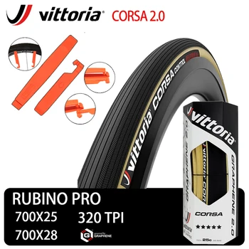 Гуми за шоссейного наем 700CX25C /28В 320 TPI CORSA CONTROL SPEED 2.0 Rubino pro Clincher Аксесоари за велосипедни гуми - Изображение 1  