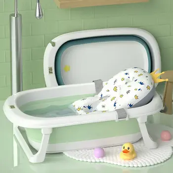Детска вана за къпане може да бъде сгъваема вана, вана за сядане на детето си домашен размер, топла вана за къпане на детето. - Изображение 1  