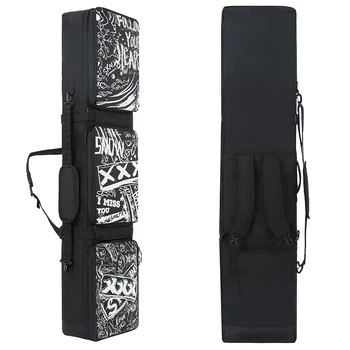 Единична ски чанта 166x36cm, чанта за сноуборд, Голям капацитет Sacca Porta Sci 