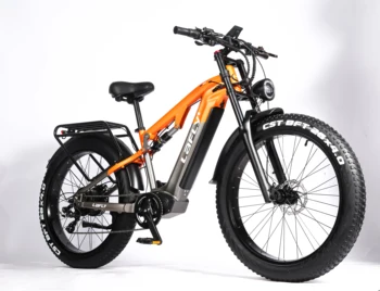 Електрически велосипед Lafly X800 за офроуд шофиране, Планински сняг, всички терени превозно средство с 26-Инчови Дебели Гуми 1500W48V20AH, Двойно Окачване - Изображение 2  