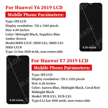 За Huawei У 7 2019 У 7 Pro У 7 Prime LCD дисплей DUB-LX1 Сензорен Екран Дигитайзер За Y6 2019 Y6 Pro Y6 Prime Дисплей MRD-LX1 Подмяна на Части - Изображение 2  