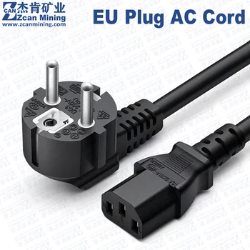 Захранване ASIC Миньор 1800 W 2000 W 2400 W захранващ кабел ac Plug EU 3Pin - Изображение 1  