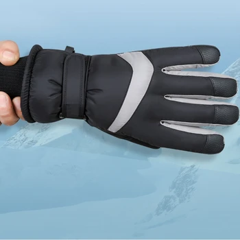 Зимните ски ръкавици Водоустойчив Ветроупорен Ръкавици за каране на сноуборд с докосване на екрана - Изображение 1  