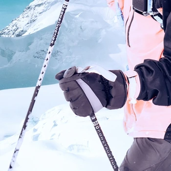 Зимните ски ръкавици Водоустойчив Ветроупорен Ръкавици за каране на сноуборд с докосване на екрана - Изображение 2  