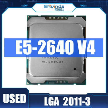 Използван процесор Intel Xeon E5 2640V4 2.40 Ghz 10-ядрени 25 MB SmartCache E5-2640 V4 FCLGA2011-3 90 W Xeon V4 Поддържа дънната платка X99 - Изображение 1  