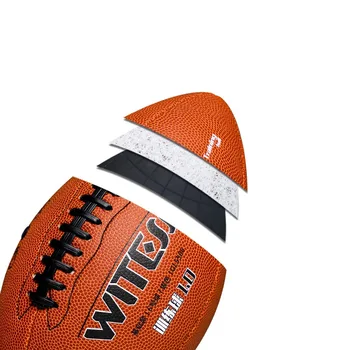 Изработена машинното начин топката за американски футбол и ръгби стандартен размер 6, противоскользящий тренировъчен топка за игра на ръгби на открито, устойчив на абразия - Изображение 2  