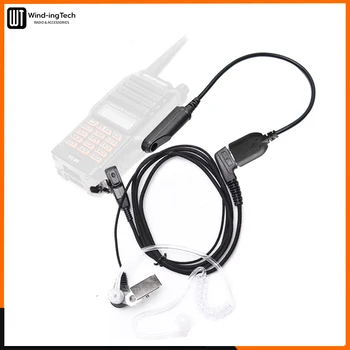 Кабел-адаптер Baofeng UV-9R Plus Pro Водоустойчив Преносима Радиостанция 2 Pin K Слушалки на Високоговорител и Микрофон за UV-XR BF-9700 GMRS-9R GT-3WP Радио - Изображение 2  