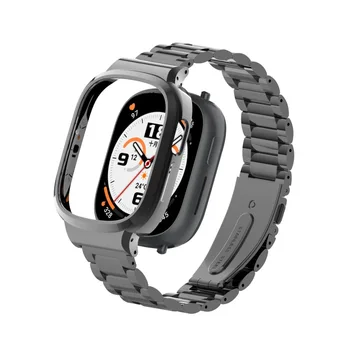 Каишка за Честта Watch, 4 каишка, метални гривни за Huawei Honor Watch, 4 гривни, каишка за часовник от неръждаема стомана + аксесоари за своята практика - Изображение 2  