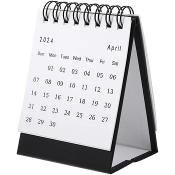 Календар Декоративен настолен календар Малък Настолен календар Настолен календар Стационарен настолен календар на 2023-2024 години, като за начало на работния плот - Изображение 2  