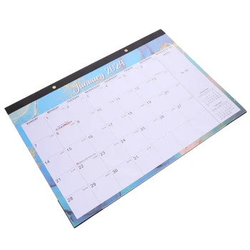 Календар за ежедневна употреба в класната стая, с монтиран на стената Работно Месечен Домашен 2024 Хартия Офис Окачен - Изображение 2  