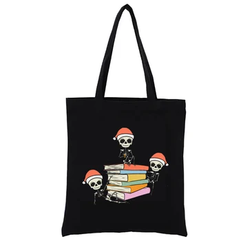 Книга - идеалният подарък, графични чанти за пазаруване, забавна чанта-тоут, дамски чанти, чанта за пазаруване, с ежедневни чанти, модерен еко-платно - Изображение 1  