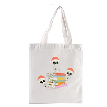 Книга - идеалният подарък, графични чанти за пазаруване, забавна чанта-тоут, дамски чанти, чанта за пазаруване, с ежедневни чанти, модерен еко-платно - Изображение 2  