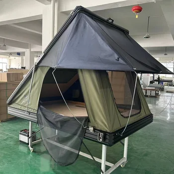 Луксозен Тип, Трехканальный Трислоен пол, Триъгълен твърда обвивка, една Палатка на покрива с вытяжным вентилатор - Изображение 2  