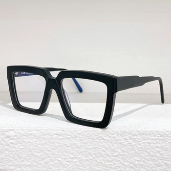 Матово Черни Квадратни Слънчеви очила Maske K26 Неправилна форма Луксозни Мъжки Модерни Висококачествени Дамски Слънчеви Очила Класически Дизайнерски Очила - Изображение 2  