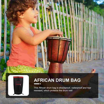 Мека водоустойчива раница за барабана, многофункционален калъф за носене на Африкански барабан - Изображение 1  
