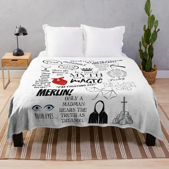 Мерлин quotes Каре Завивки за легло, Спално бельо Луксозна марка Големи одеяла - Изображение 1  