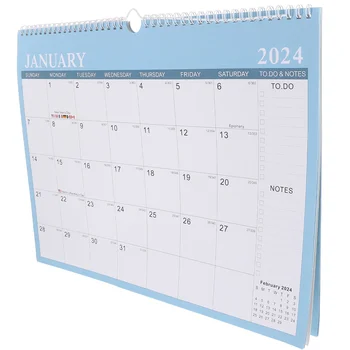 Месечен окачен календар за Обратно броене Английски Дневния календар Стенен календар - Изображение 2  