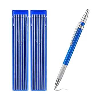 Механичен строително дърводелски молив с дресинг, автоматично заменяеми грифели за плотницких моливи за архитекторской дървообработване - Изображение 1  