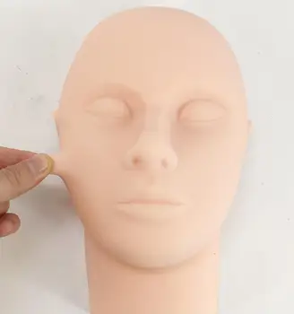 Микроформирующая пластична хирургия на лицето модел силиконовата главата микро пластична хирургия на лицето, тренировка инжектиране на моста на носа с кост - Изображение 1  